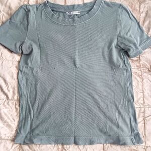 Zara Light Blue T-Shirt